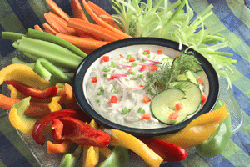 crudite and dip